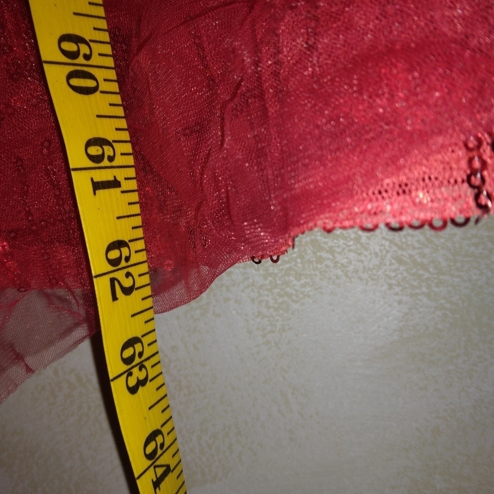 Giffniseti Size XL Long Formal Red dress - Picture 16 of 16